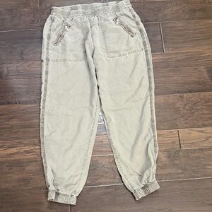 Young Fabulous & Broke Ankle Jogger Pant Light Gray/Green